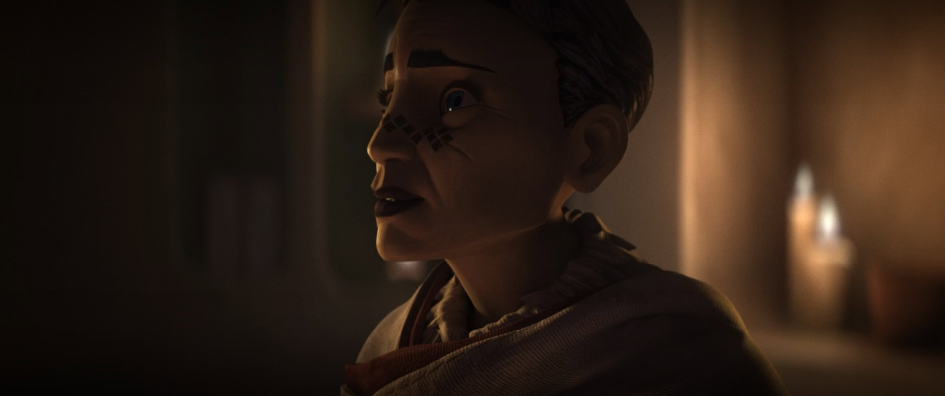 Barriss as an old person