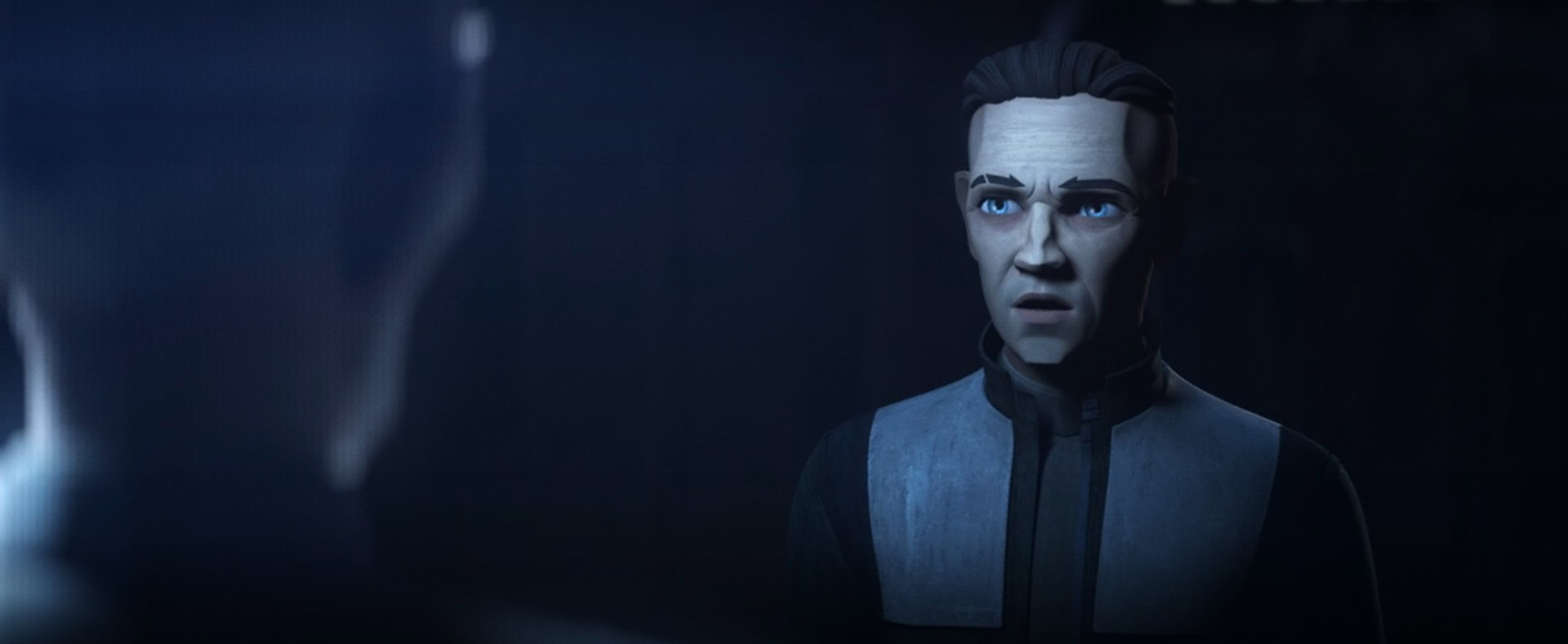 Hemlock starts to lose his calm in the end