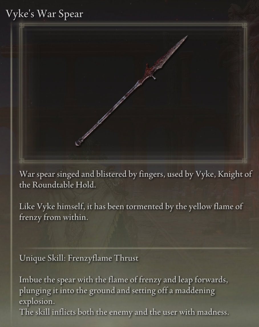 Vyke's Spear