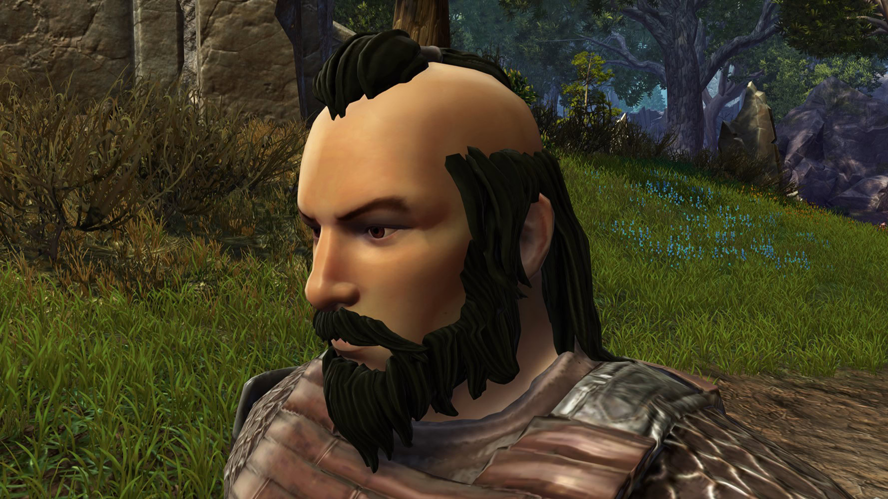 Wookiee Jedi-Inspired Hairstyle and Beard