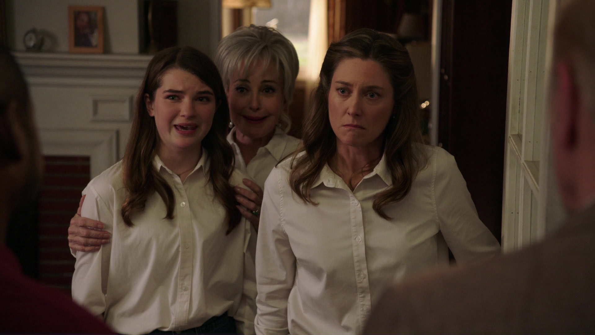 The reaction of the Cooper family after hearing the news of George's passing