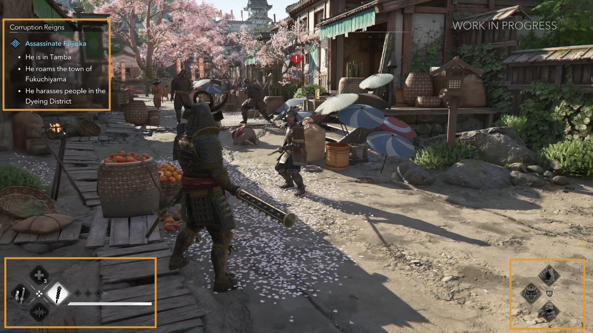 The User Interface of Assassin's Creed Shadows is very standard for the franchise
