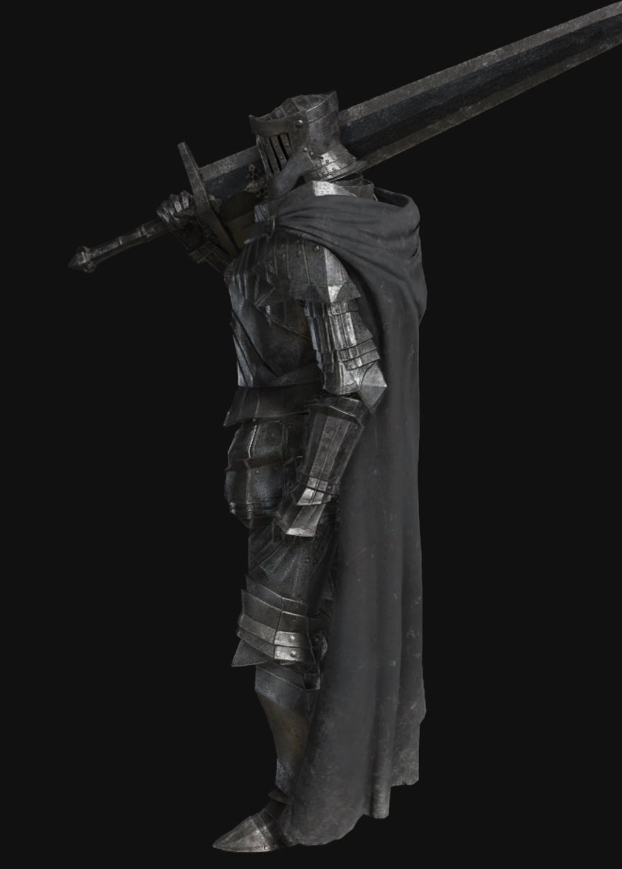 Armor of Solitude and Greatsword - Left