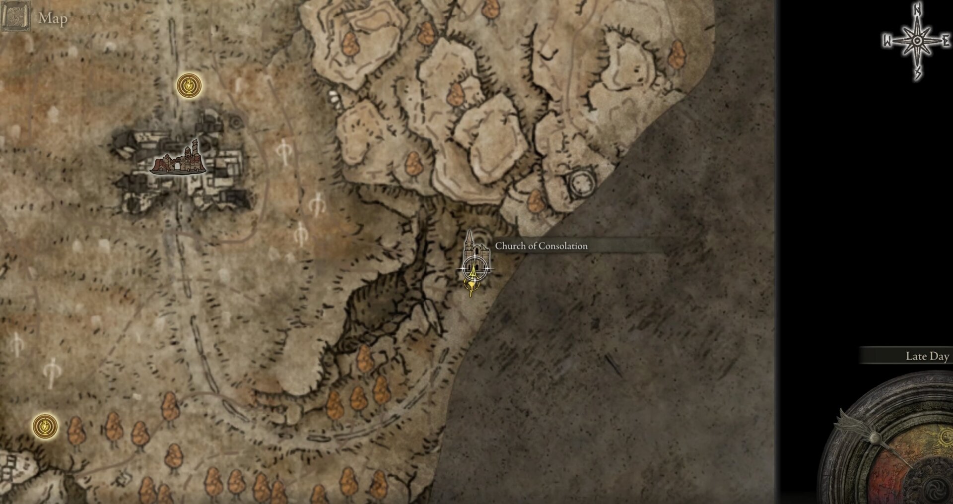 Scadutree Fragment Locations at Gravesite Plains - Church of Consolation
