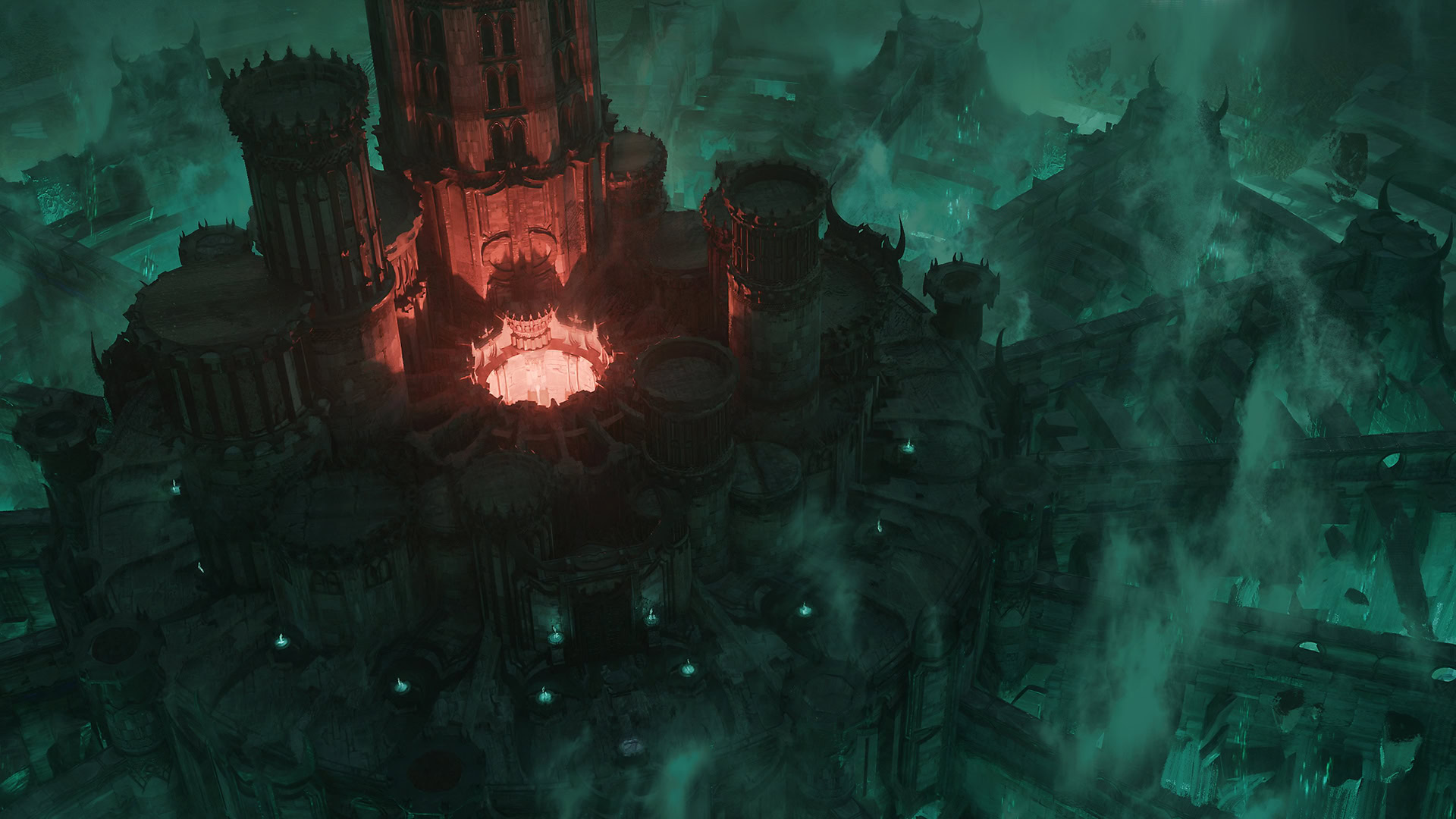 A mysterious shot of a new endgame co-op PvE content coming with Diablo 4's Vessel of Hatred expansion