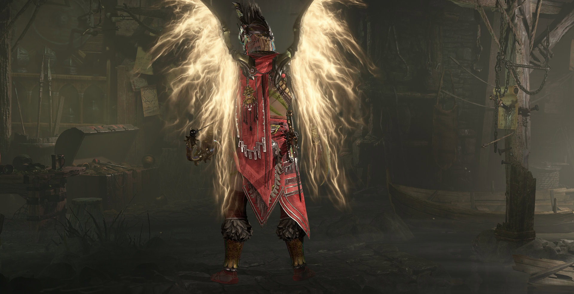 Angel Wings Back Cosmetic