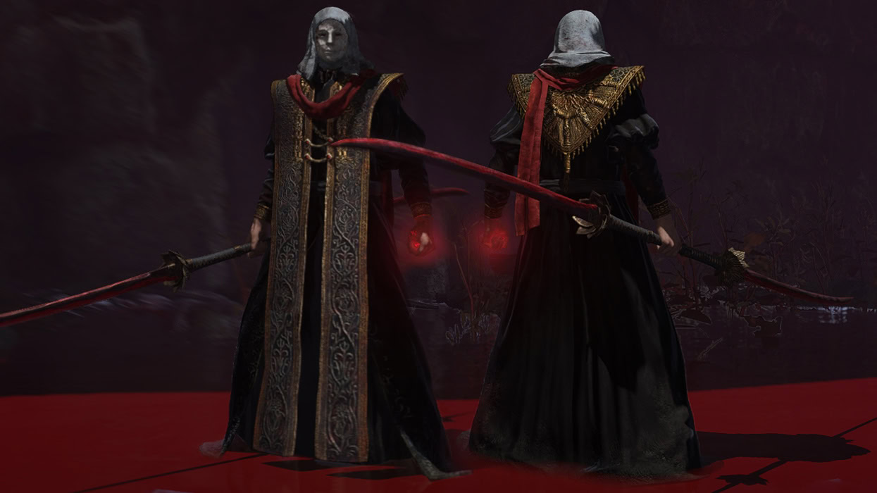 Elden Ring Lord of Blood's Robe Altered Armor Preview