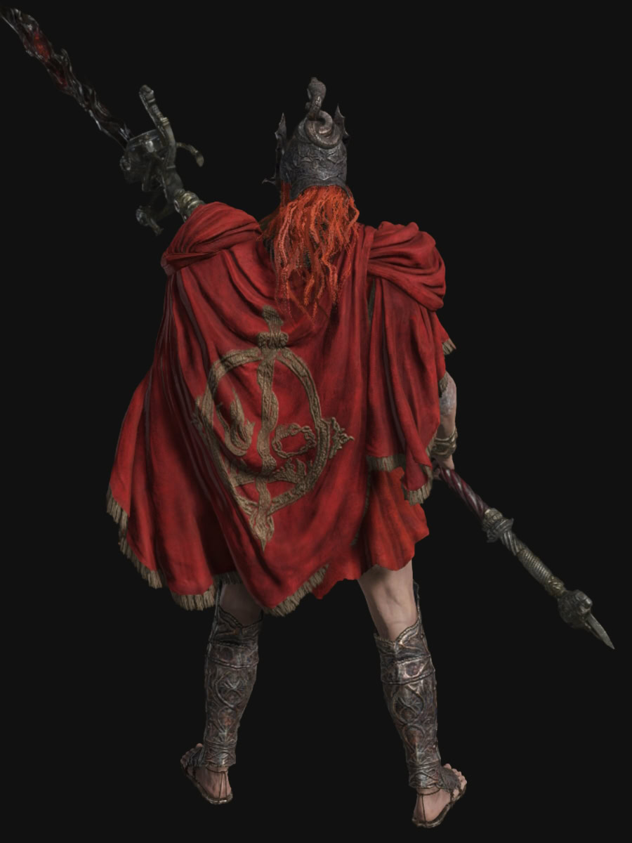 Elden Ring Shadow of the Erdtree Messmer Armor Set Preview - Back