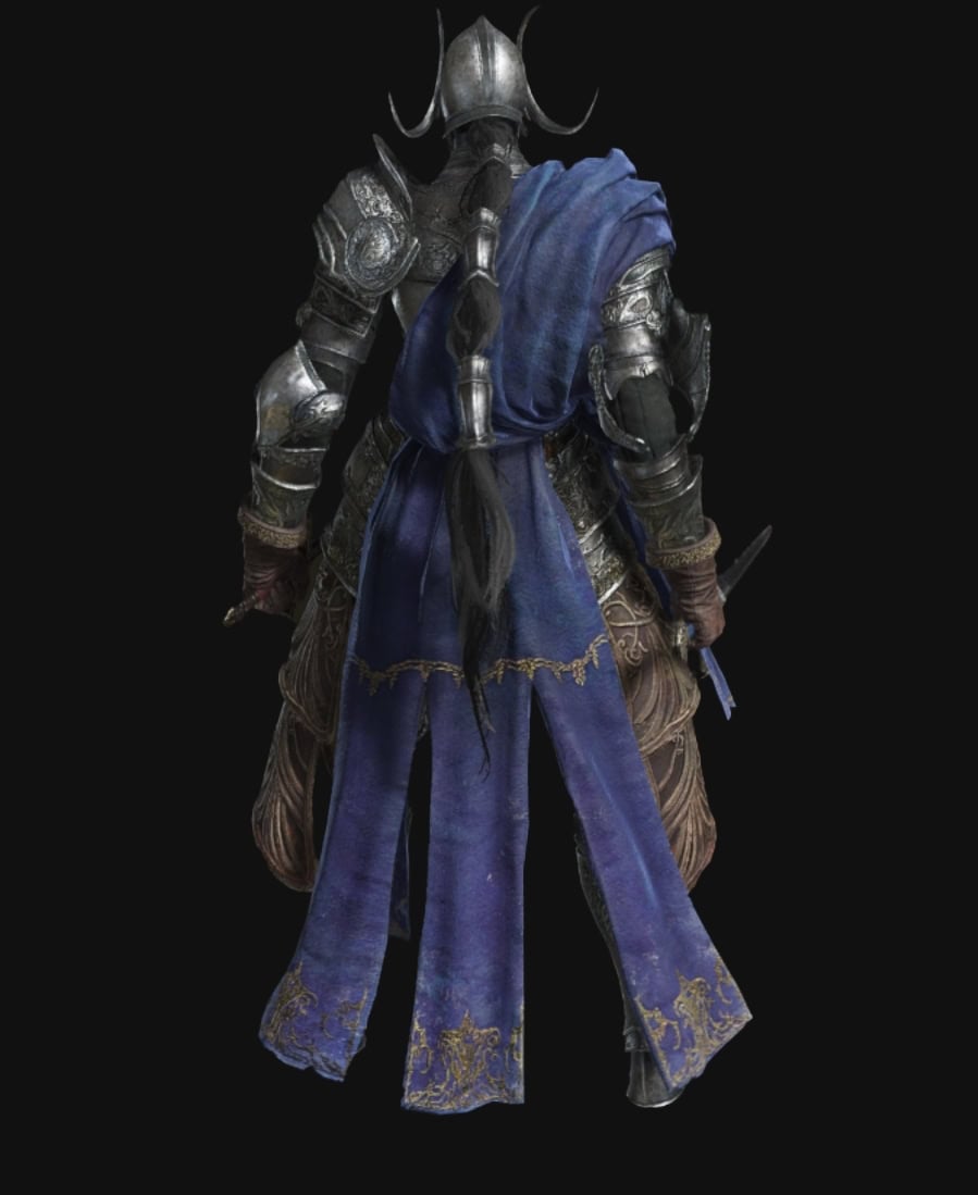 Elden Ring Shadow of the Erdtree Rellana's Armor Set - Back Preview