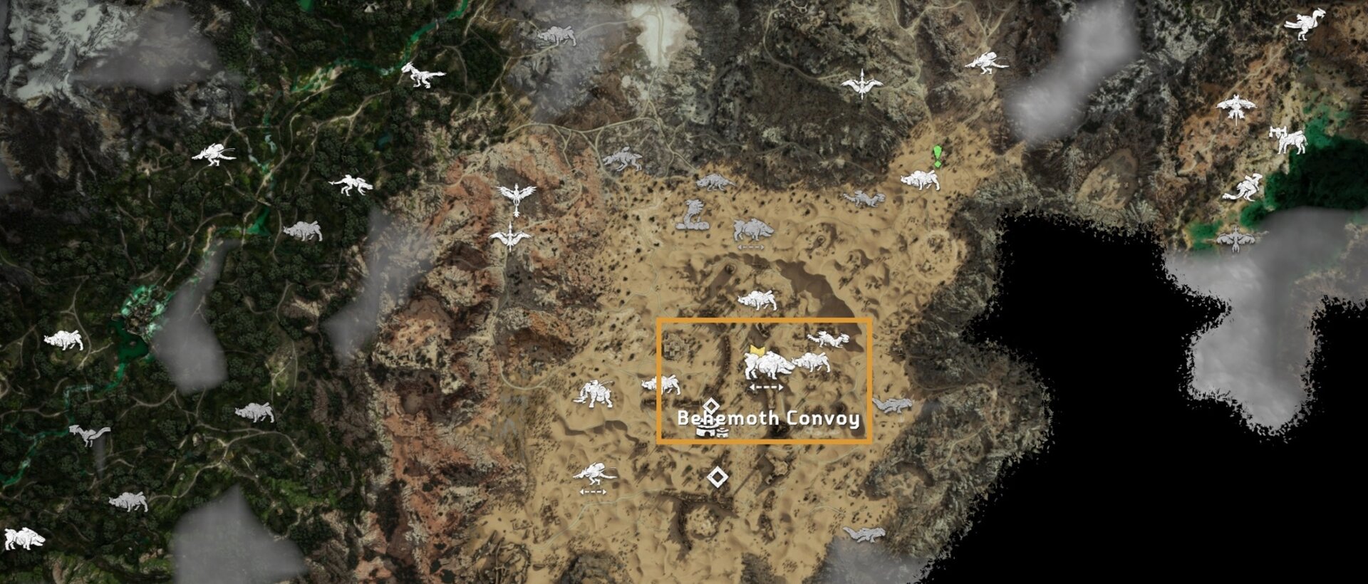 Behemoths in Horizon Forbidden West - Location 1