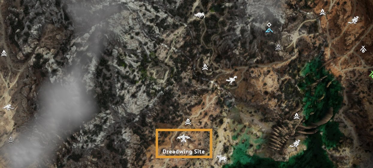 Dreadwings in Horizon Forbidden West - Location