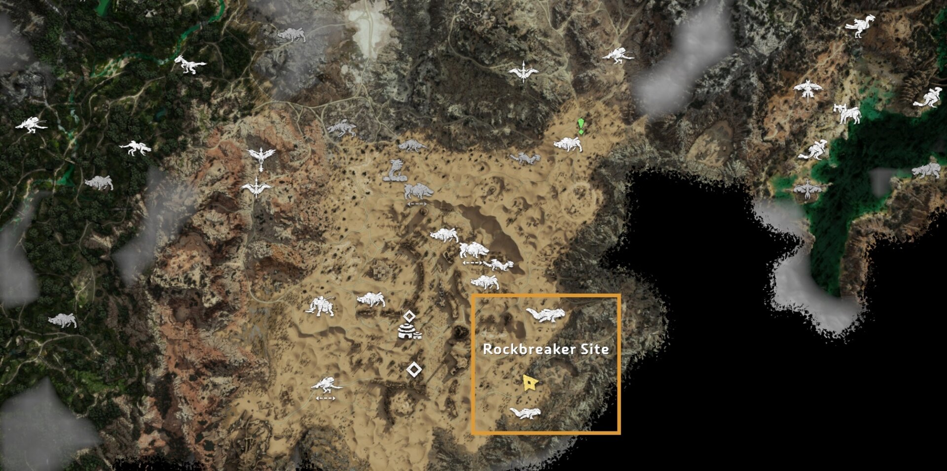Rockbreakers in Horizon Forbidden West Location