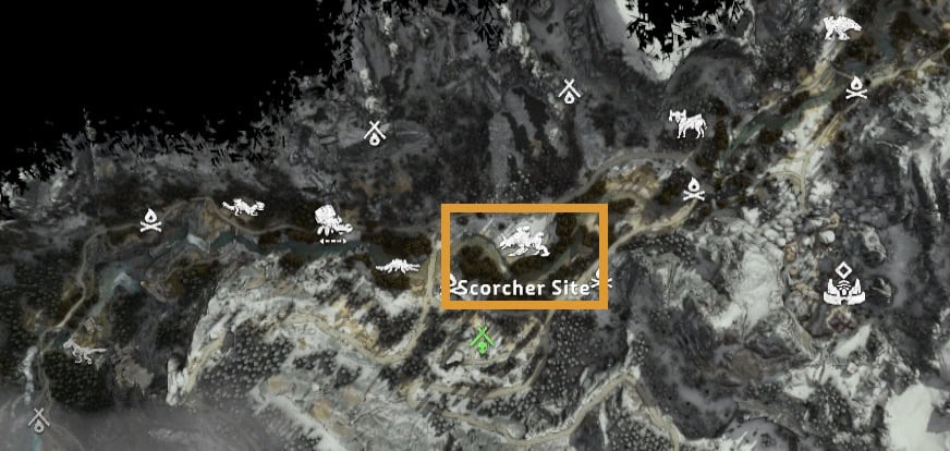 Scorcher in Horizon Forbidden West - Location 2