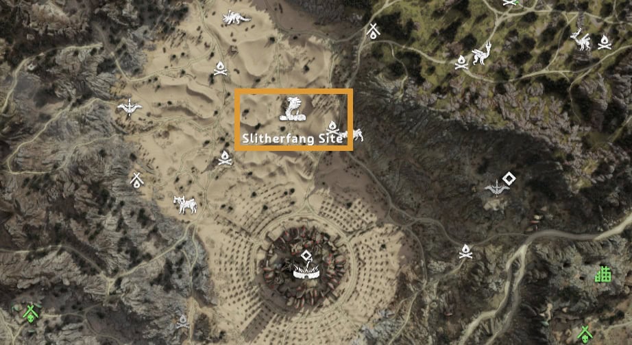 Slitherfang in Horizon 2 - Location 1