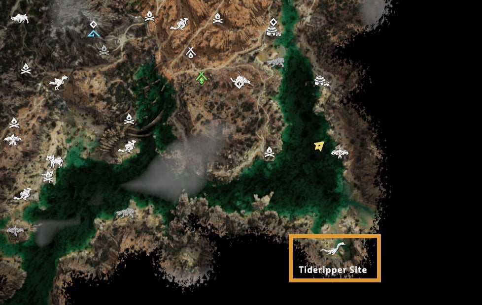 Tiderippers in Horizon Forbidden West - Location 1