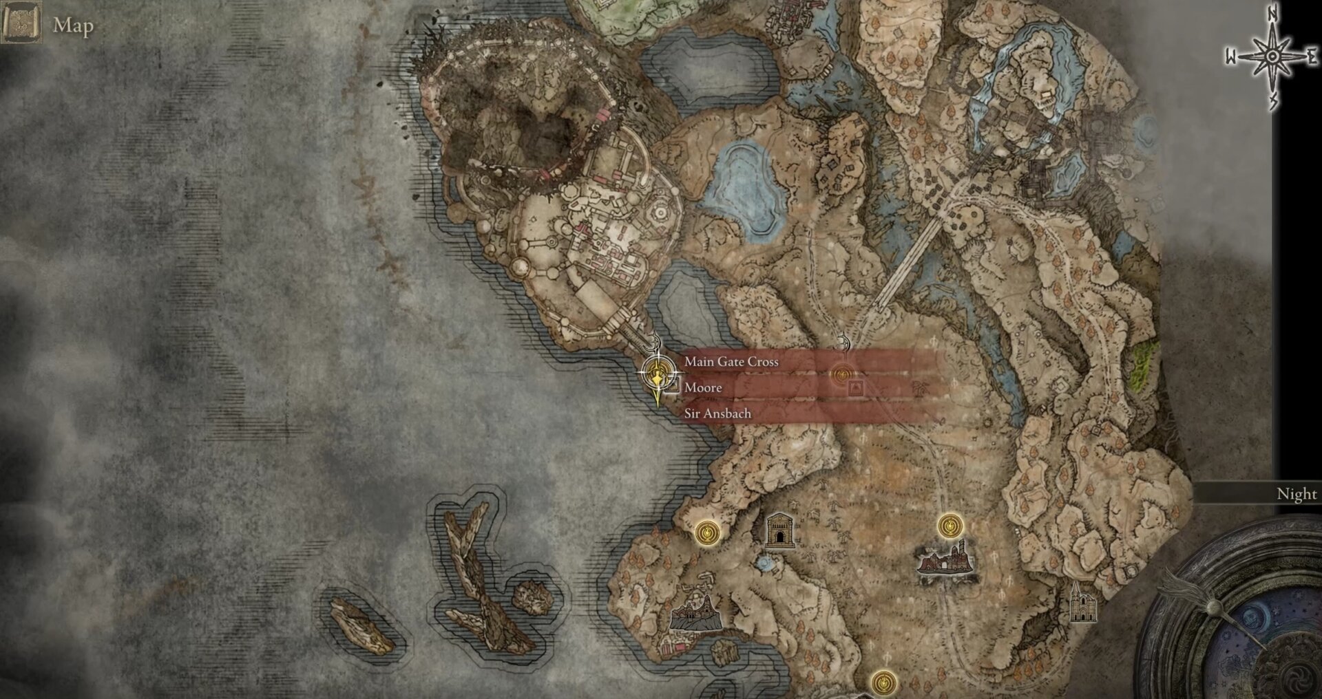 Scadutree Fragment Locations at Gravesite Plains - Main Gate Cross