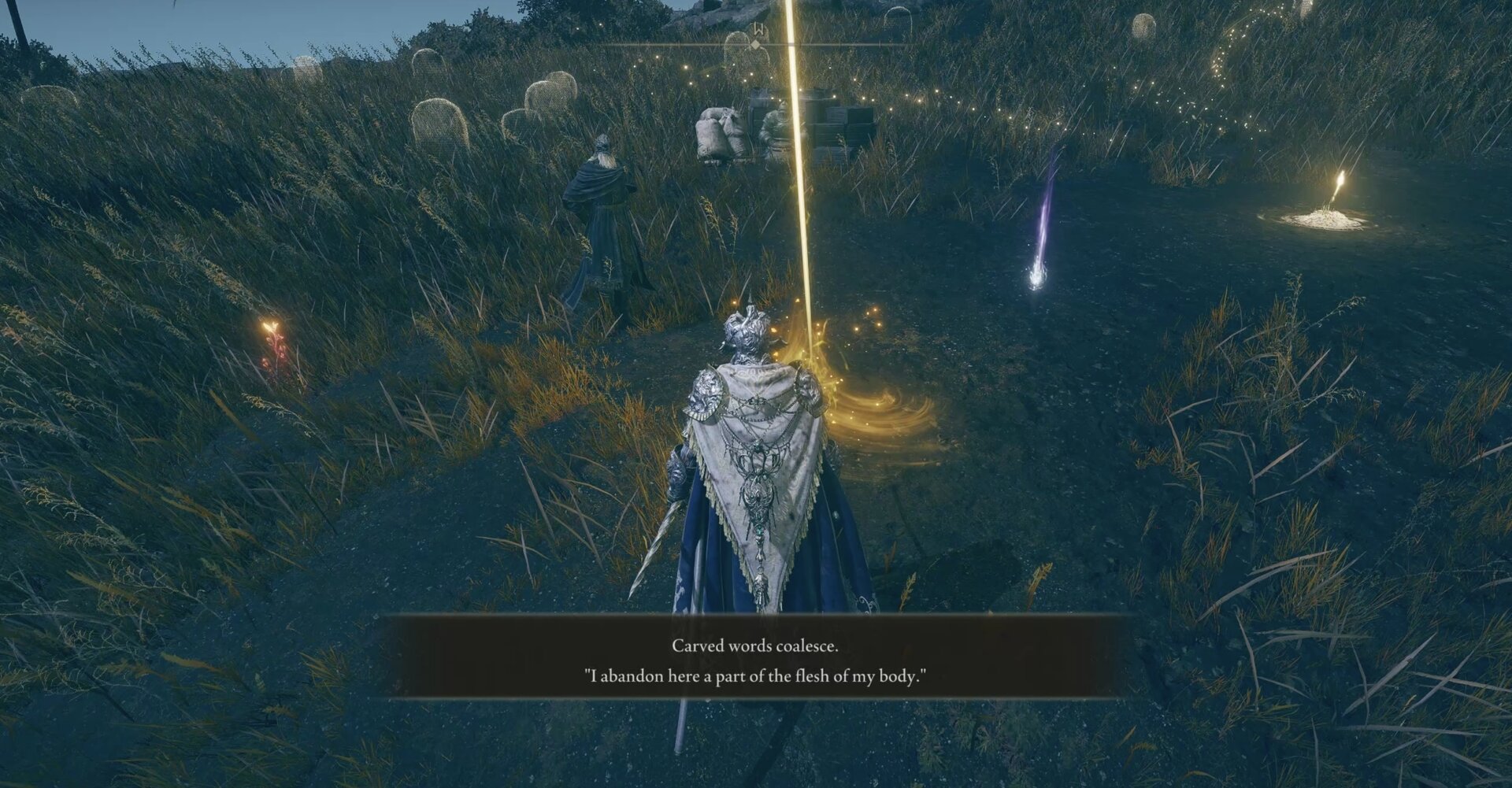 Miquella's Crosses are where the friendly NPCs like to gather