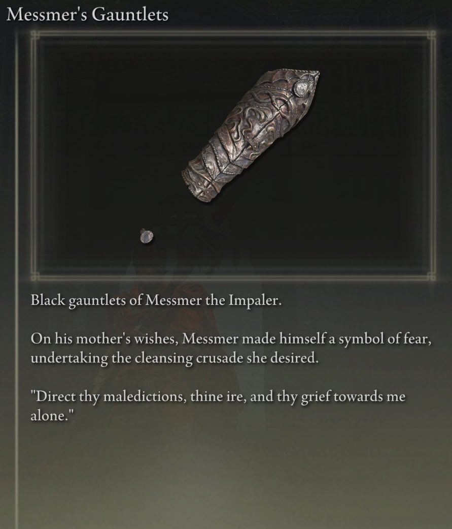 Messmer's Gauntlets Description