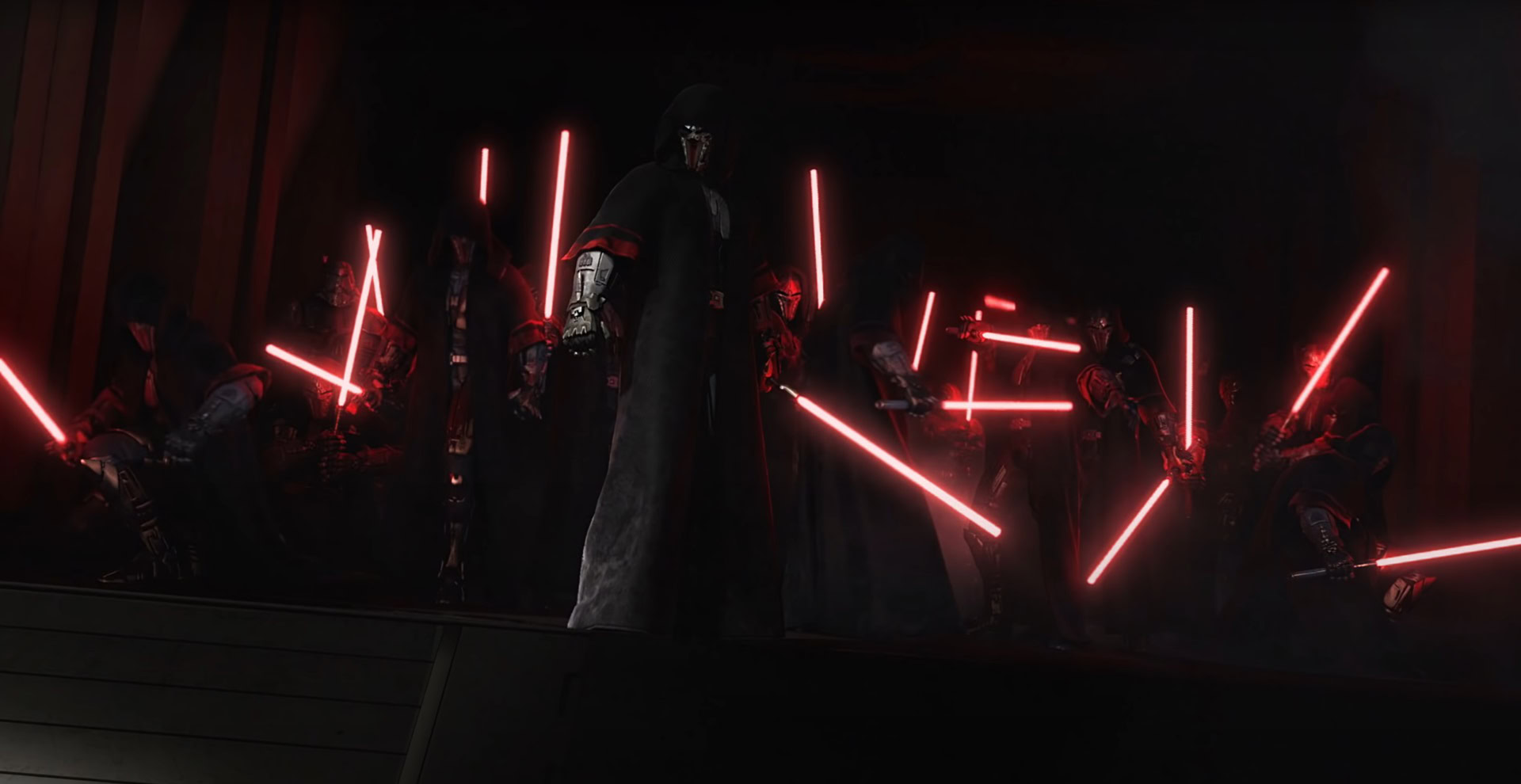 The Sacking of Coruscant - sith attacking the Jedi temple