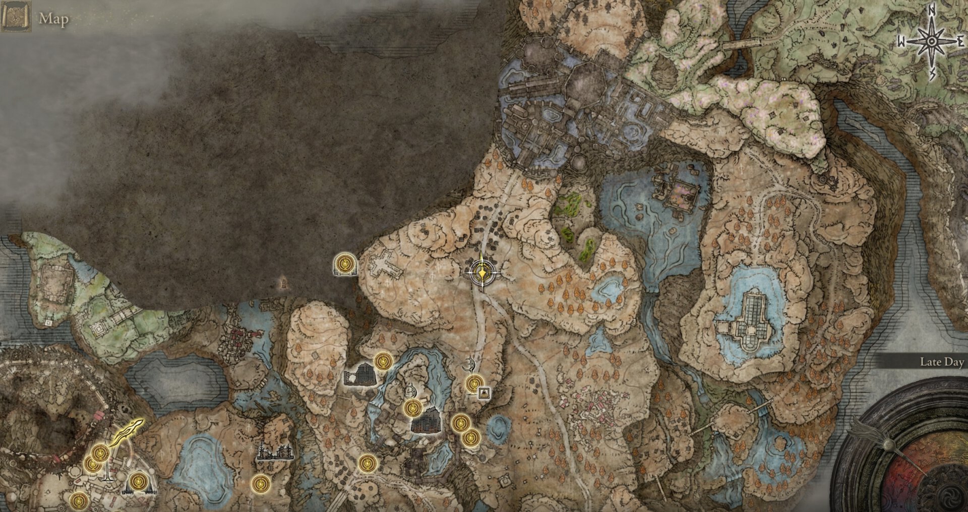 Scadutree Fragment Locations at Scadu Altus - Marika Statue at Furnace Golem Camp