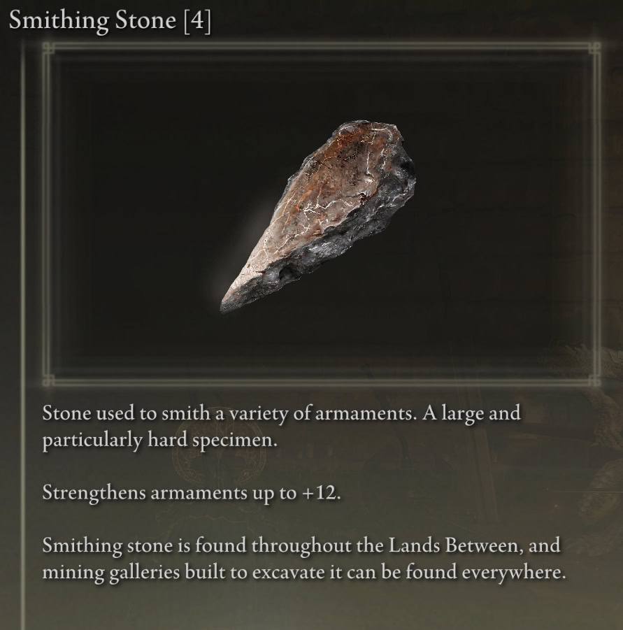 Smithing Stone in Elden Ring