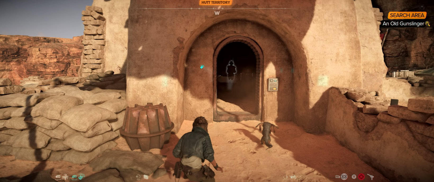 Nix in action in Star Wars Outlaws