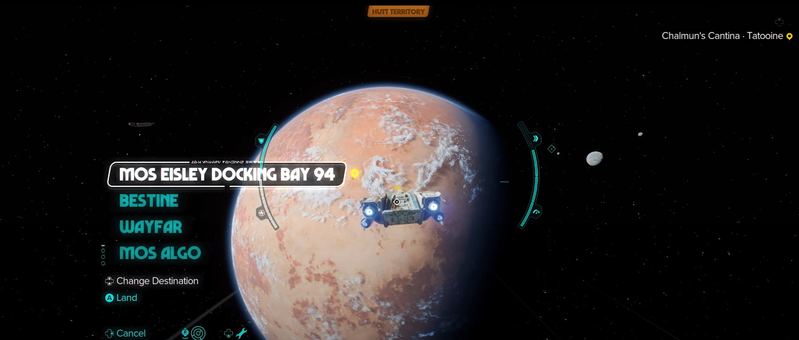 Moving from one planet to another in Star Wars Outlaws