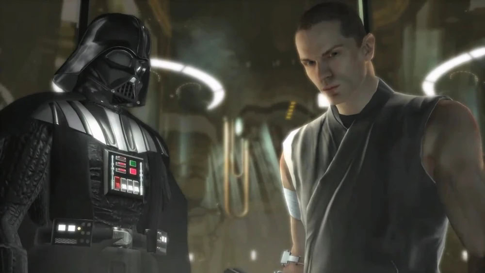Vader and Starkiller from the game The Force Unleashed