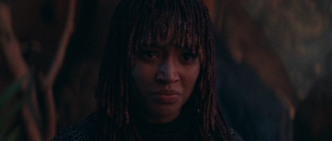 Mae talks to Osha at the end of Episode 5 of The Acolyte