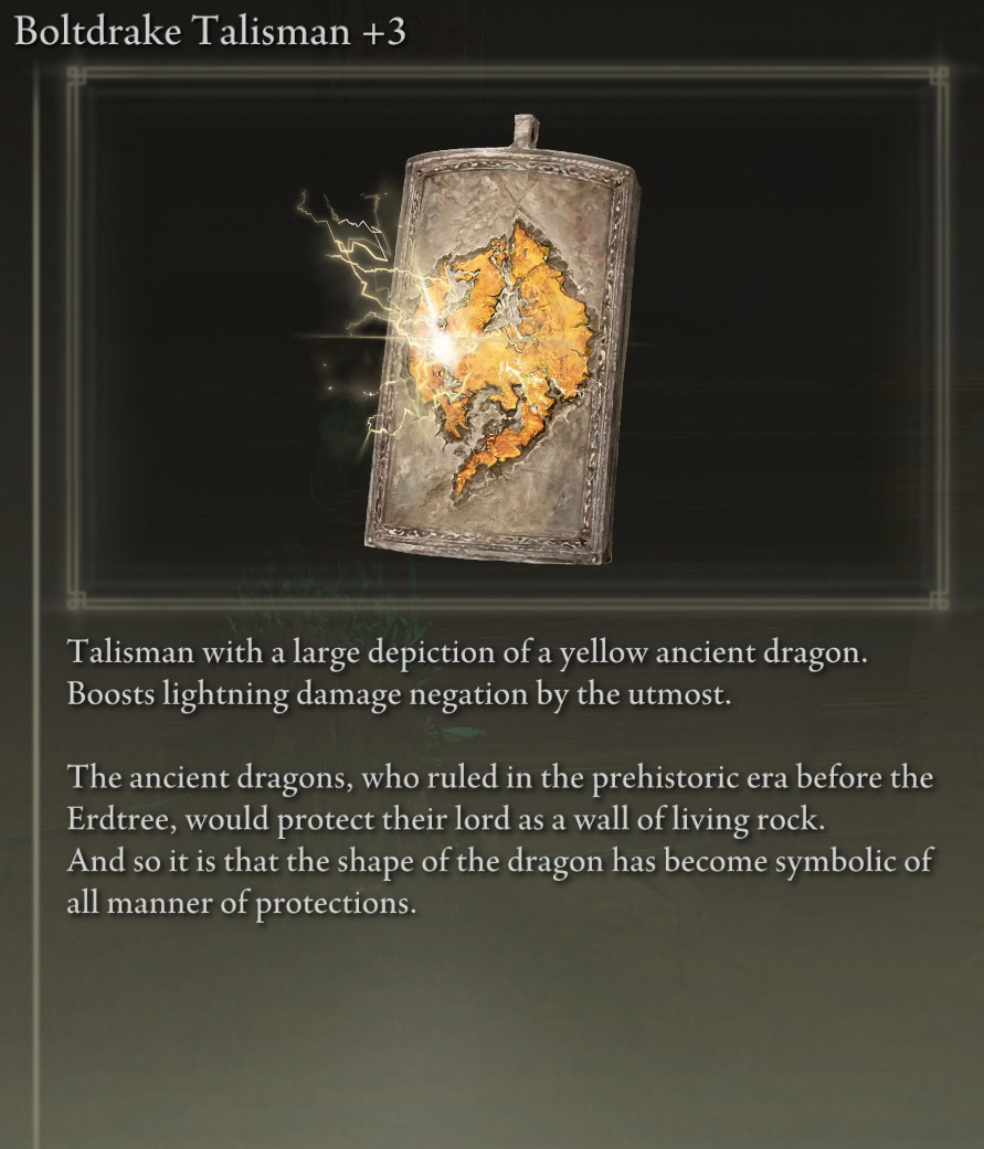 Boltdrake Talisman +3