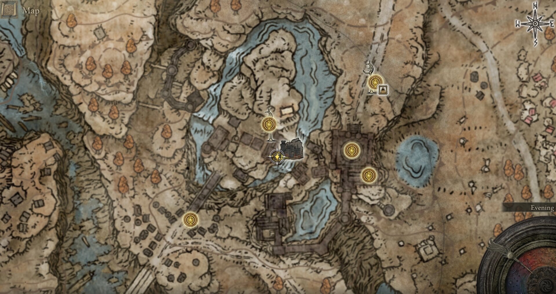 Carian Sorcery Sword map