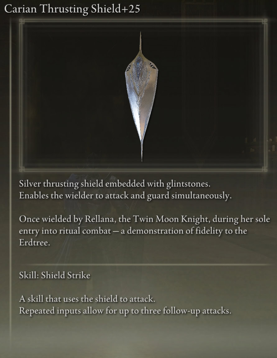 Carian Thrusting Shield