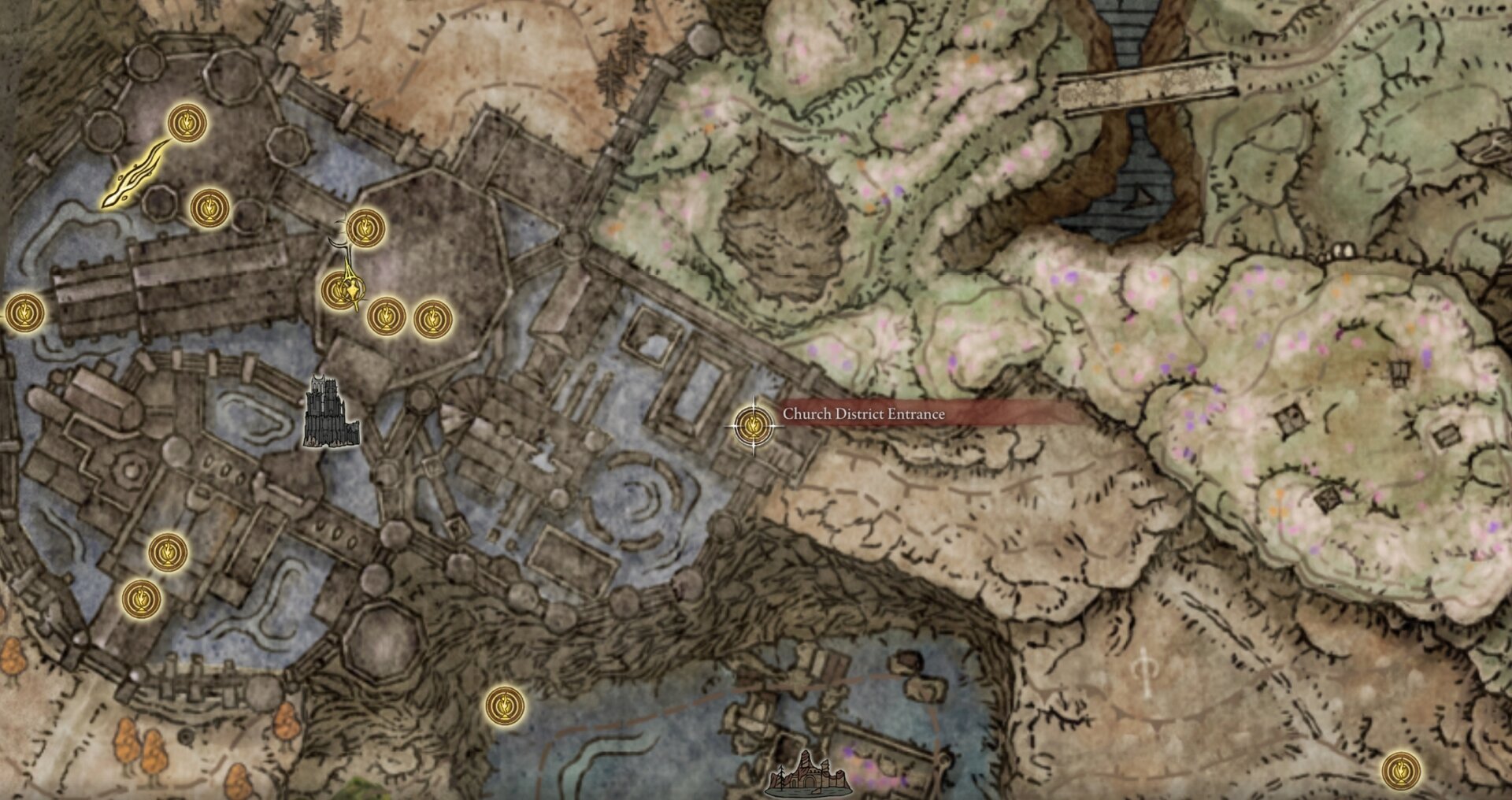 Carian Thrusting Shield location