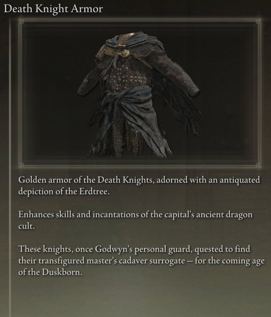 Death Knight Armor Lore
