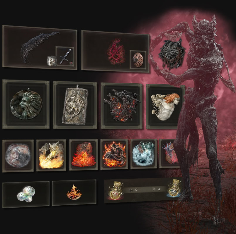 Elden Ring Dragon Communion Build Card