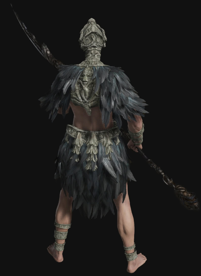 Elden Ring Shadow of the Erdtree Gravebird Gear Alternative Set Preview - Back