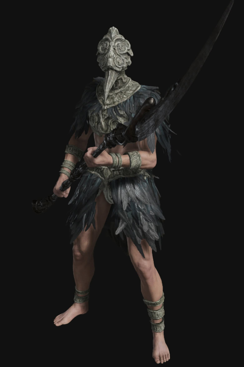 Elden Ring Shadow of the Erdtree Gravebird Gear Alternative Set Preview - Front