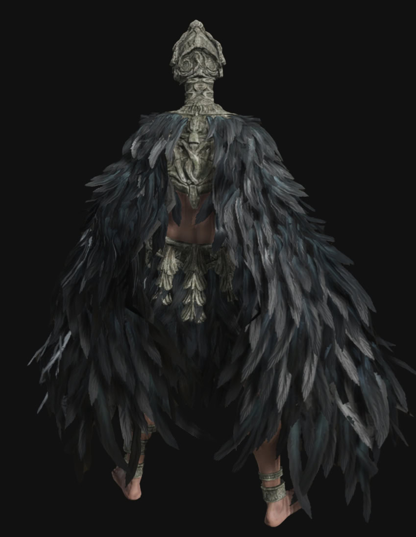 Elden Ring Shadow of the Erdtree Gravebird Gear Set Preview - Back