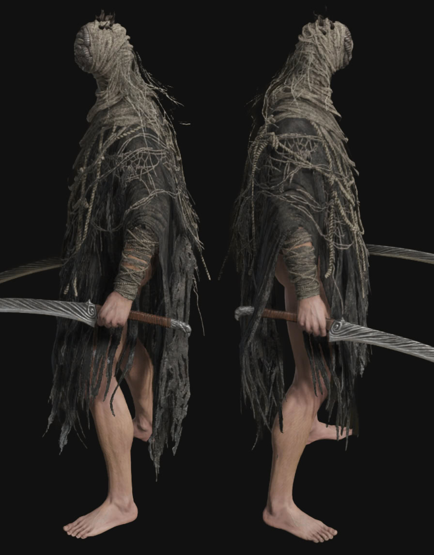 Elden Ring Shadow of the Erdtree Hornsent Set Preview - Sides