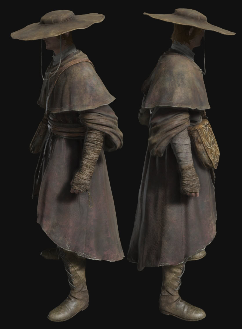 Elden Ring Shadow of the Erdtree Quest Reward - Dryleaf Dane's Attire Altered - Sides