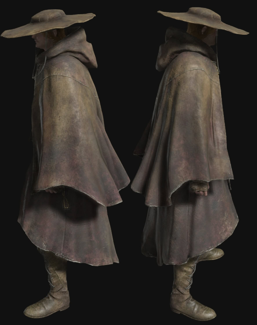 Elden Ring Shadow of the Erdtree Quest Reward - Dryleaf Dane's Attire - Sides
