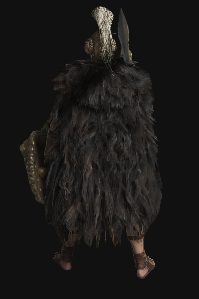 Elden Ring Shadow of the Erdtree Quest Reward - Freyja's Equipment - Back