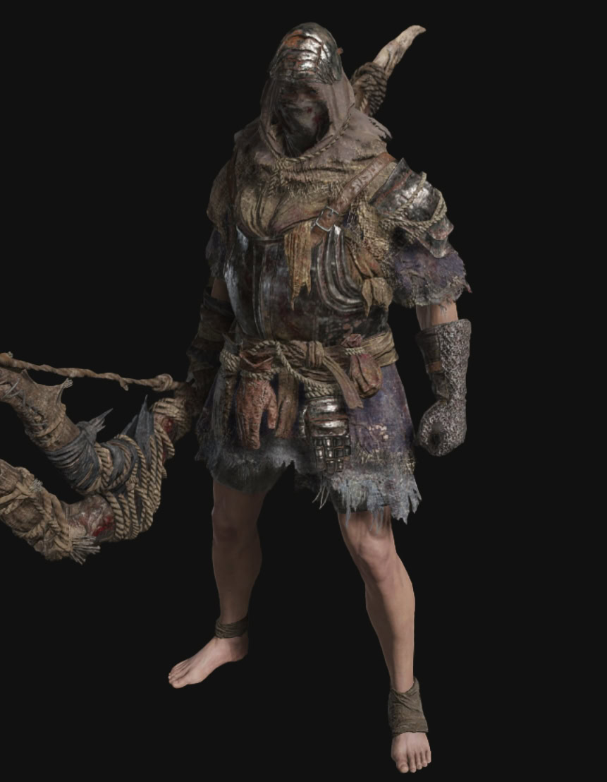 Elden Ring Shadow of the Erdtree Quest Reward - Igon's Altered Armor Set and Greatbow - Front