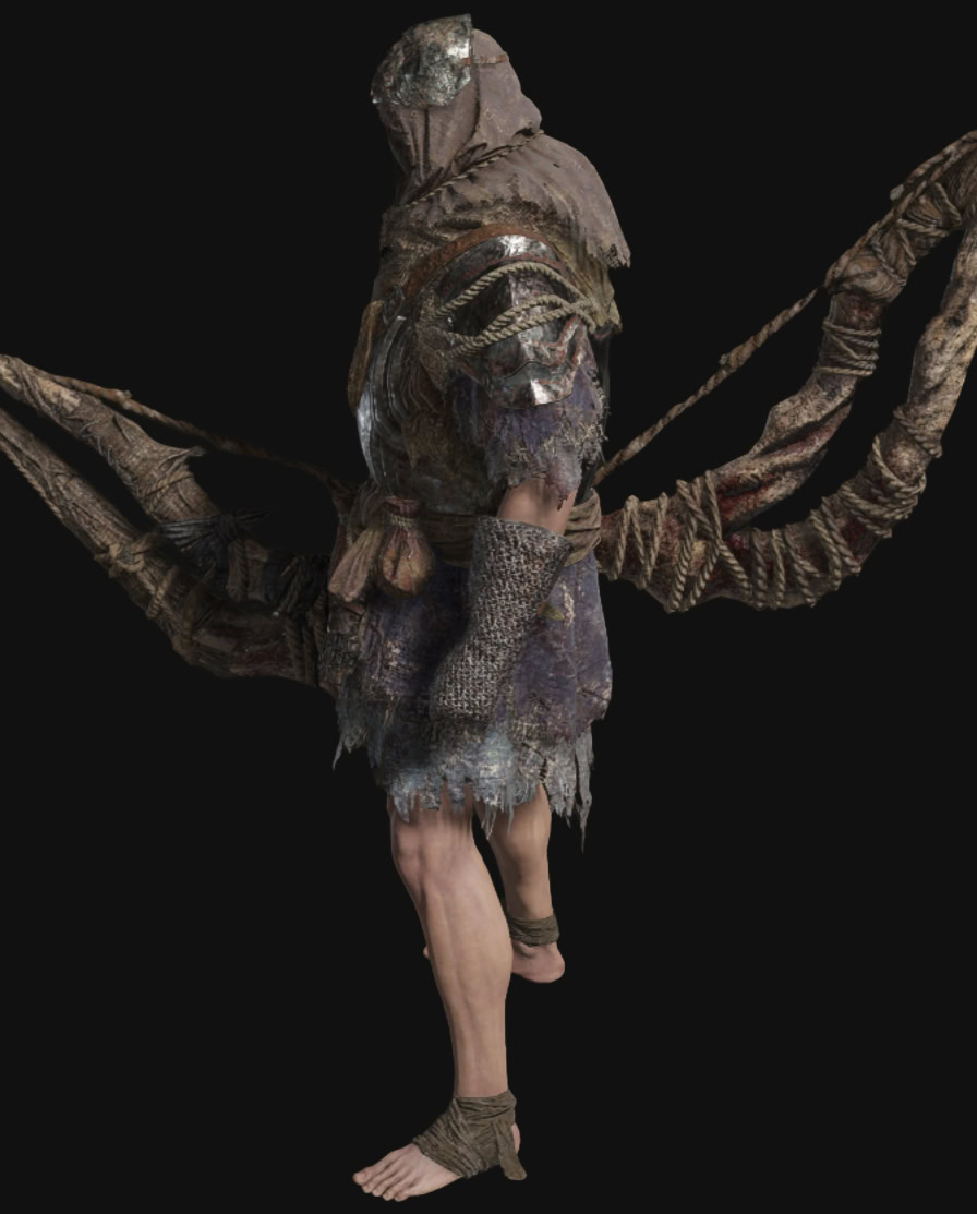 Elden Ring Shadow of the Erdtree Quest Reward - Igon's Altered Armor Set and Greatbow - Left