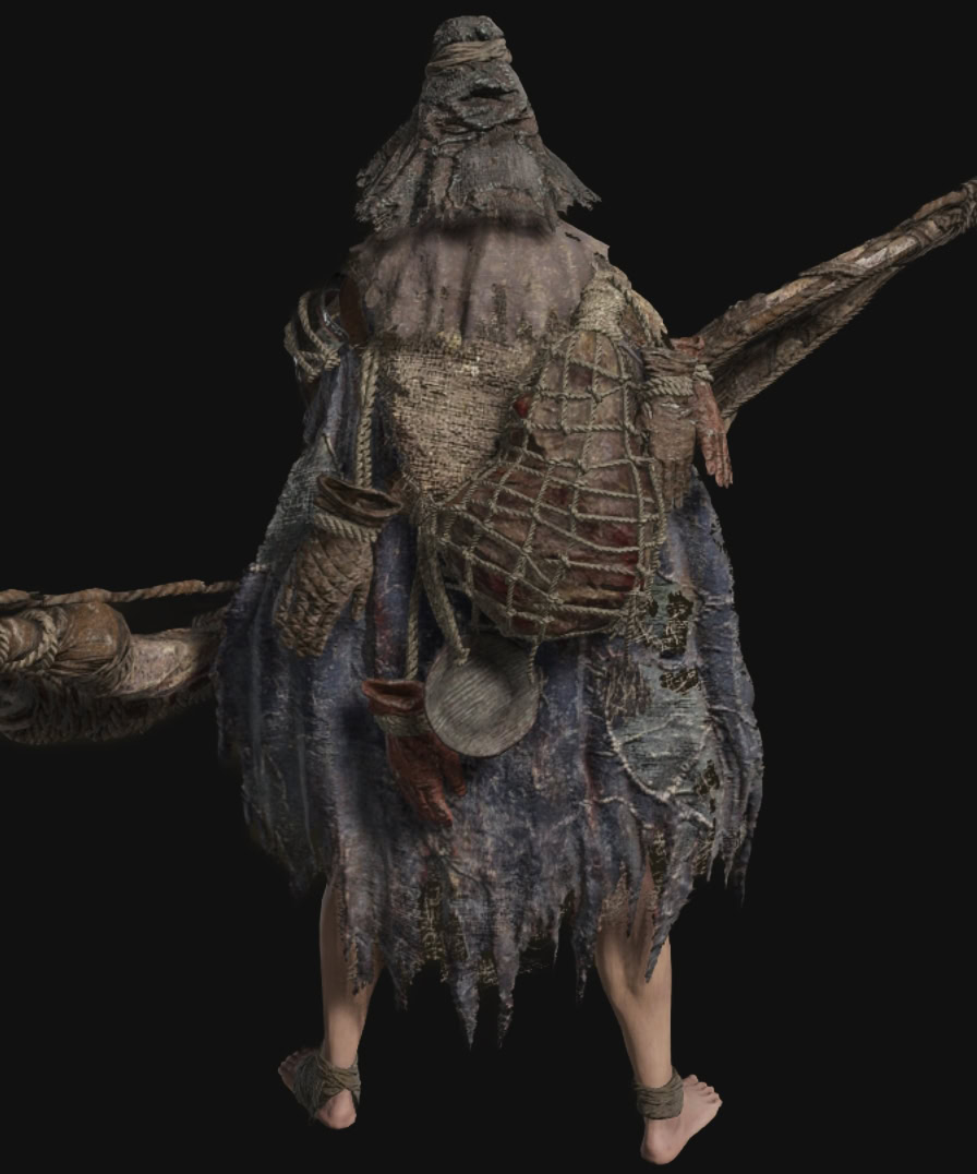 Elden Ring Shadow of the Erdtree Quest Reward - Igon's Armor Set and Greatbow - Back