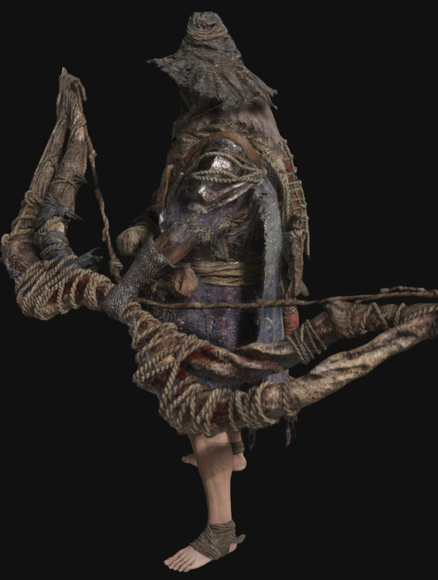 Elden Ring Shadow of the Erdtree Quest Reward - Igon's Armor Set and Greatbow - Left