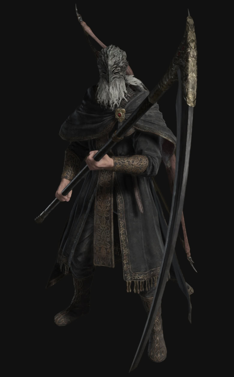 Elden Ring Shadow of the Erdtree Quest Reward - Sir Ansbach Armor and Equipment - Front