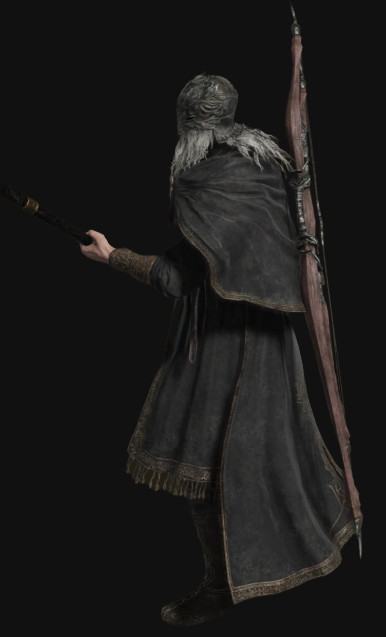 Elden Ring Shadow of the Erdtree Quest Reward - Sir Ansbach Armor and Equipment - Left