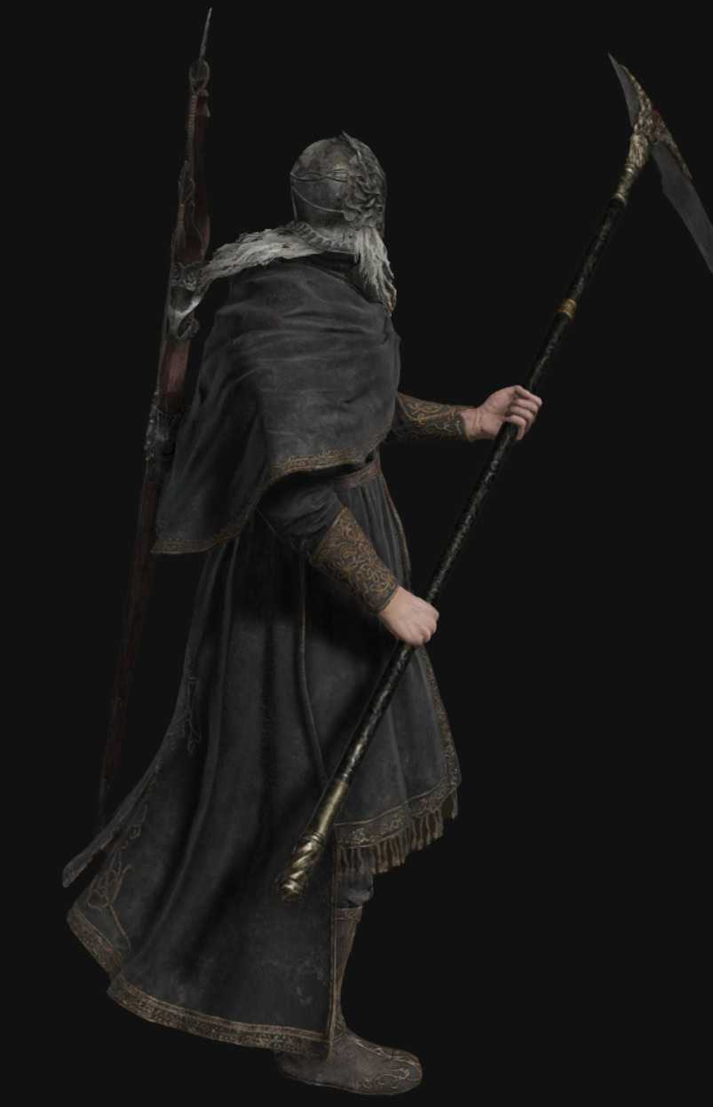 Elden Ring Shadow of the Erdtree Quest Reward - Sir Ansbach Armor and Equipment - Right