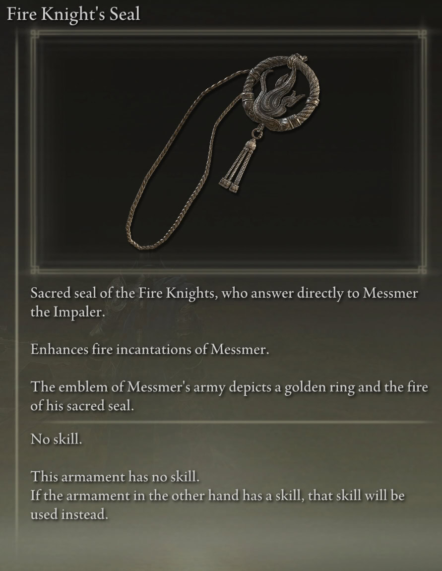 Fire Knight's Seal